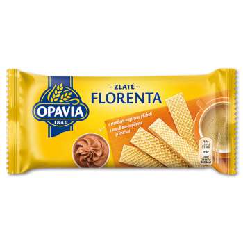 Oplatky Opavia Zlaté - Florenta, mandlonugátové, 112 g