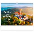 Nástěnný kalendář 2024 Česko mezi oblaky