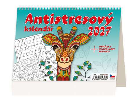 Stolní kalendář 2027 Antistresový