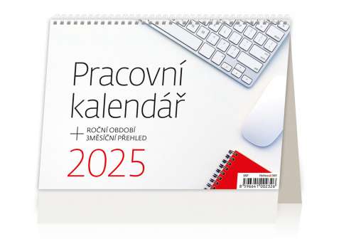 Stolní pracovní kalendář 2025 - 211 x 148 mm