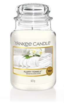 DÁREK: Vonná svíčka Yankee Candle Large Jar Fluffy Towels 623 g