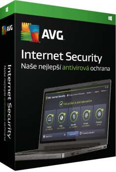 AVG Internet Security, DVD nová lic. - 10 počítačů / 3 roky