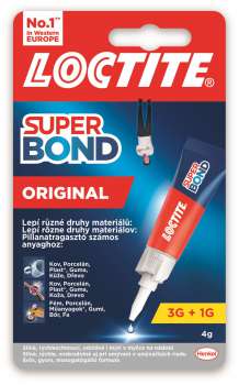 Vteřinové lepidlo Super Bond Original - tekuté, 4 g