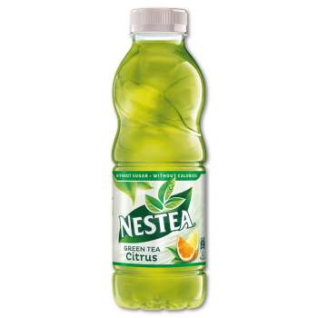 Ledový čaj Nestea - zelený s citronem bez cukru, 12 x 0,5 l