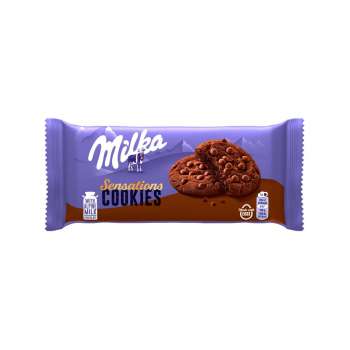 Sušenky Milka Sensations Cookies - čokoládové, 156 g
