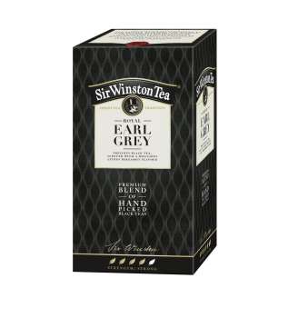 Černý čaj Sir Winston - Earl Grey, 20 x 1,75 g