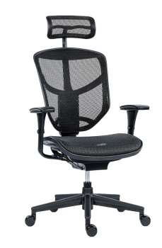Kancelářská židle Enjoy Basic, SY - synchro, černá