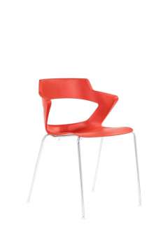 Konferenční židle  Aoki -  červená
