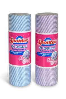 Utěrka v roli Spontex Multiroll - 25 x 40 cm, 50 ks
