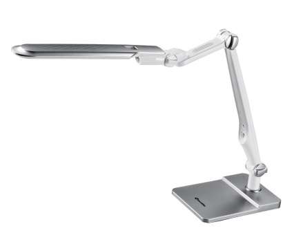 Stolní LED lampa MATRIX - bílá/stříbrná