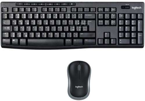 Bezdrátový set klávesnice a myši Logitech MK270 - CZ, černý