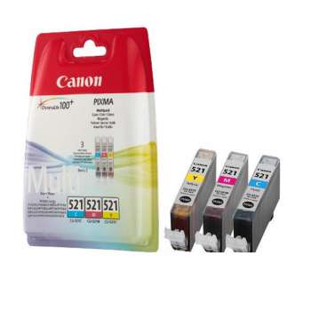 Kazeta inkoustová Canon CLI-521CMY, 3 barevná