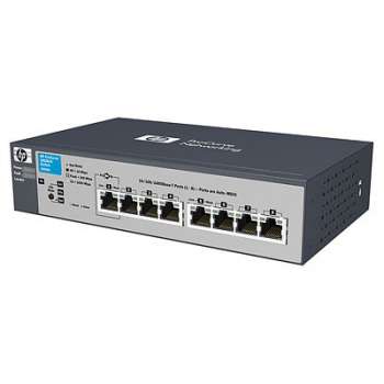 HP 1620 8G konfigurovatelný switch 8 portů