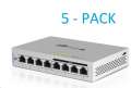 UBNT UniFi Switch US-8-60W, 5-PACK [8xGigabit, 4xp