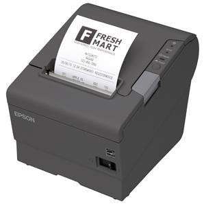 EPSON TM-T88VI pokladní tiskárna, USB + LAN (černá