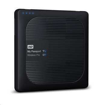 WD My Passport Wireless Pro, SD, Wi-Fi, - 4TB