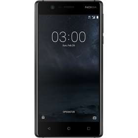 Nokia 3, Dual Sim, černá