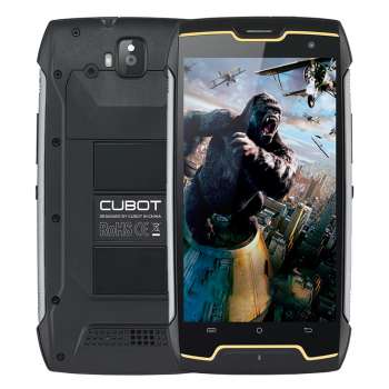 Cubot King Kong, DS vodotěsný odolný telefon - čer