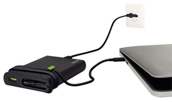 Zdroj pro USB-C notebook s USB slotem, 60W