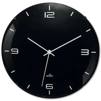 Nástěnné hodiny Eleganta - černé