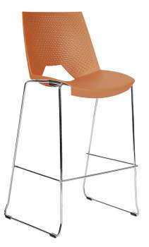 Barová židle Strike Bar - oranžová