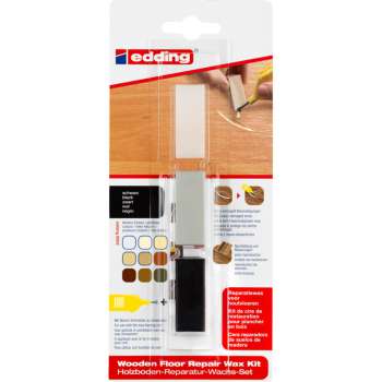 Vosk na opravu podlah edding 8902 - 3 ks, černý