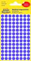 Kulaté etikety Avery Zweckform - fialové, průměr 8 mm, 416 ks