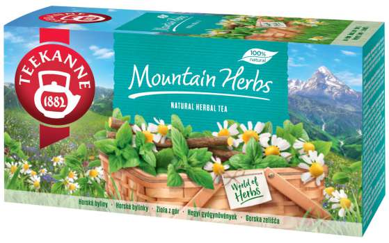 Bylinný čaj Teekanne - mountain herbs, 20x 1,8 g