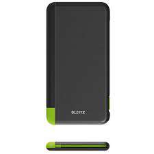 Tenká powerbank s microUSB, 3 000 mAh, černá