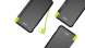Tenká powerbank s microUSB, 3 000 mAh, černá