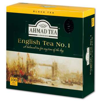Černý čaj Ahmad - English No.1, balený 100x 2 g, 200 g