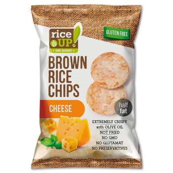 Rýžové chipsy Rice UP! - sýr, 60 g