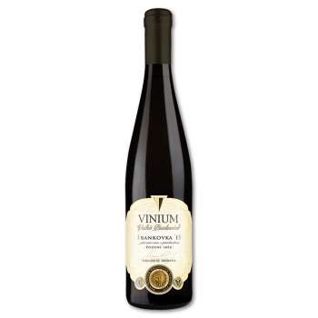 Červené  víno Vinium - Frankovka, pozdní sběr, 0,75 l