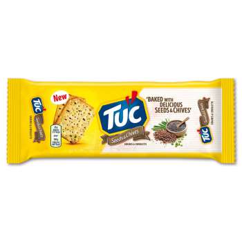 Sušenky Tuc semínka a pažitka, 105 g