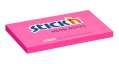 Samolepicí bloček Stick'n by Hopax - 76 x 127 mm, neonově růžový, 100 lístků