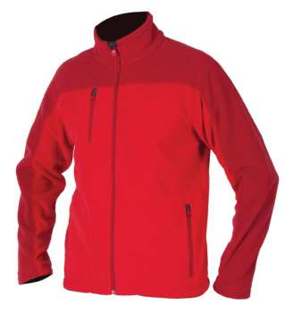 Pánská fleece mikina MICHAEL - červená, vel. M