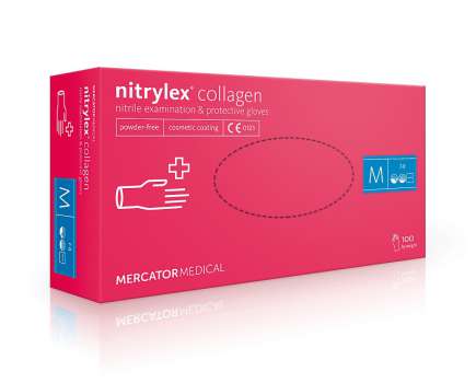 Jednorázové rukavice NITRYLEX COLLAGEN - vel. L