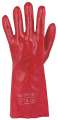 Máčené rukavice RAY - červené, 35 cm