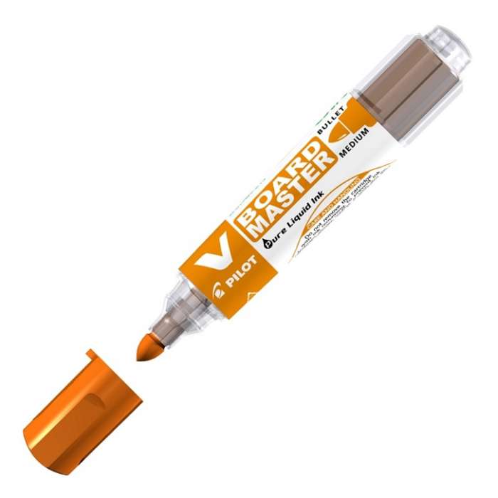 Popisovač Pilot V Board Master - kulatý hrot, oranžový