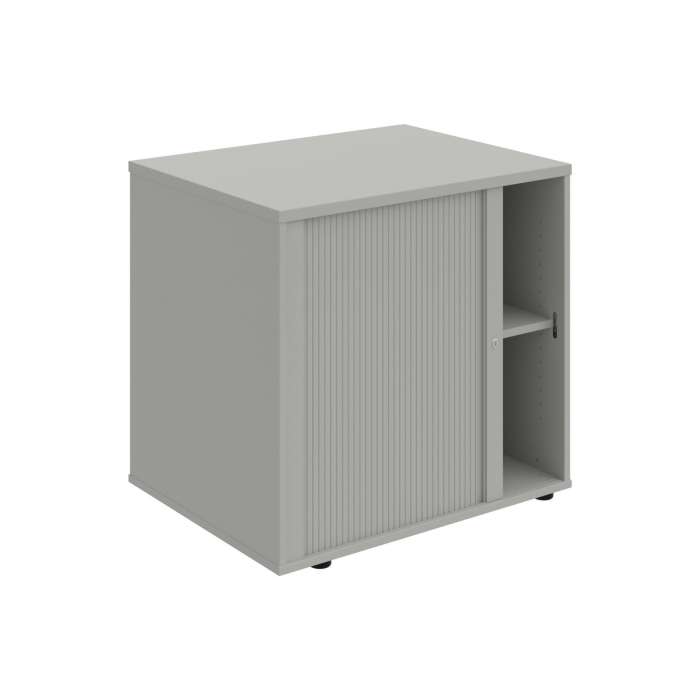 Přídavná skříň ke stolu Hobis SPRZ 80 60 L N - šedá, zámek