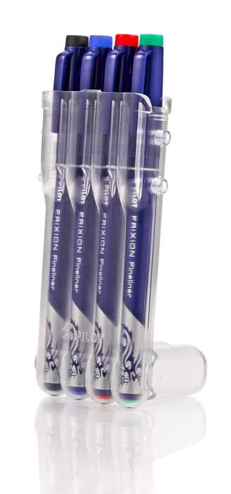 Liner Pilot FriXion Basic - gumovací, 0,45 mm, sada 4 barev