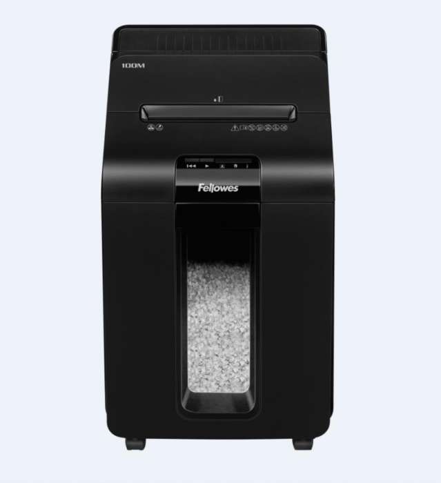 Automatická skartovačka Fellowes AutoMax 100M - P4, řez na částice 5 x