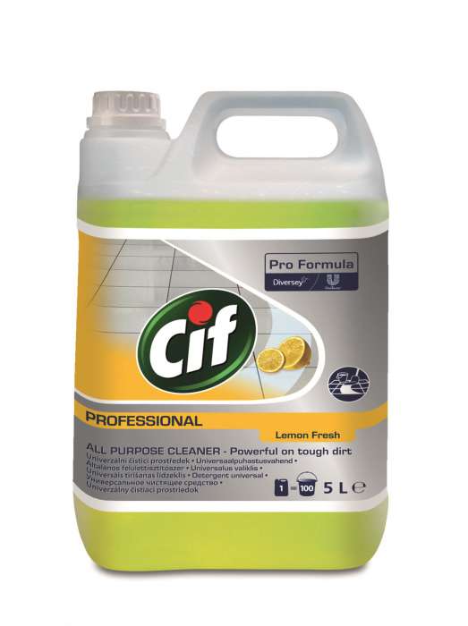 Čisticí prostředek na povrchy Cif Professional - lemon, 5 l