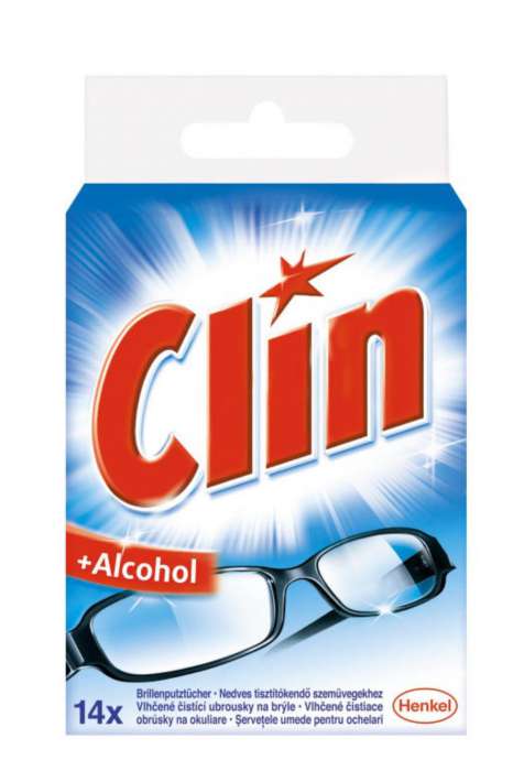Ubrousky čistící na brýle Clin - 14 ks