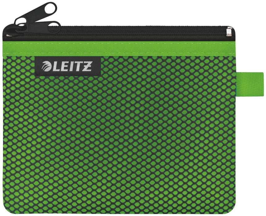 Dvojitá textilní kapsa, Leitz WOW - malá, zelená