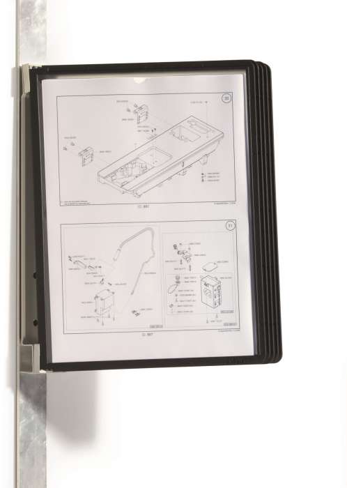 Magnetický držák VARIO WALL 5 vč. 5 kapes, černý