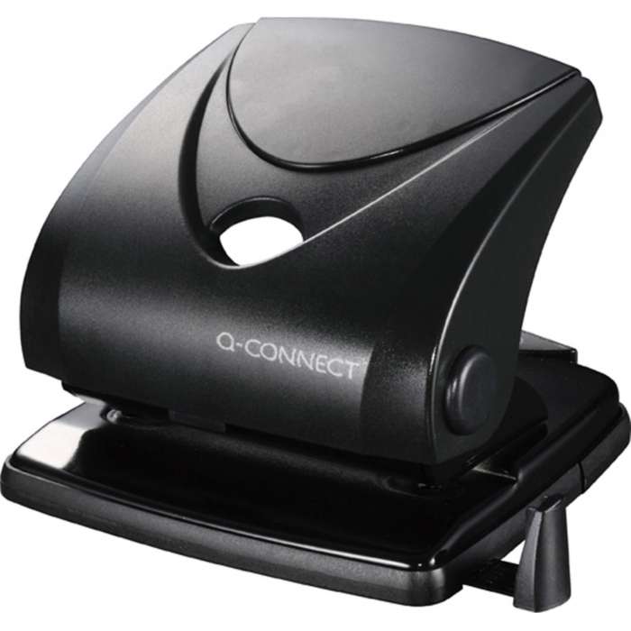 Děrovačka Q-Connect - 30 listů, černá