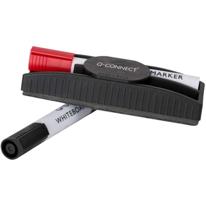 Magnetická stěrka na bílé tabule s popisovači Q-Connect