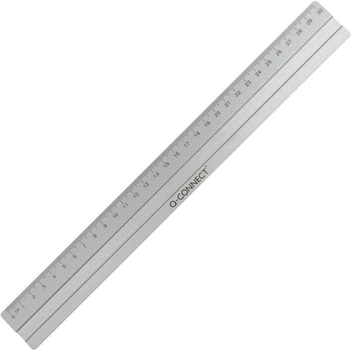 Hliníkové pravítko Q-Connect - 30 cm