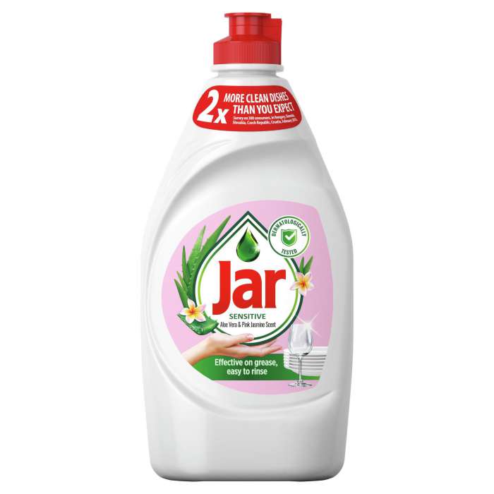 Prostředek na nádobí Jar - Sensitive Aloe, 450 ml